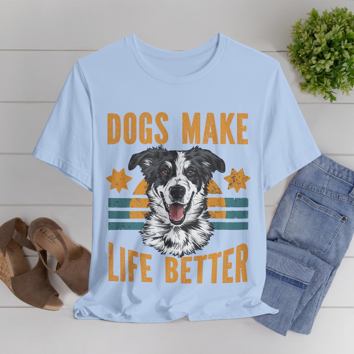 169 - Dogs Make Life Better - T-shirt