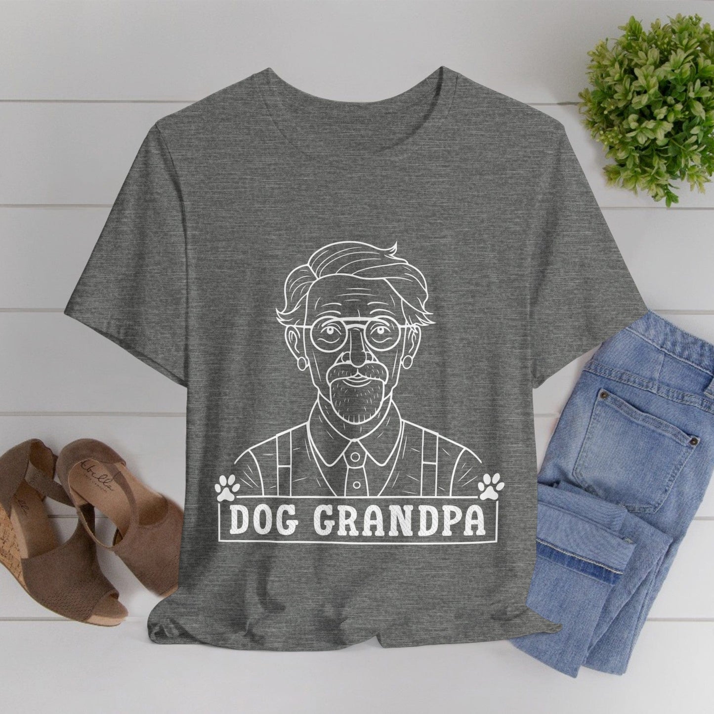 102 - Dog Grandpa - T-shirt