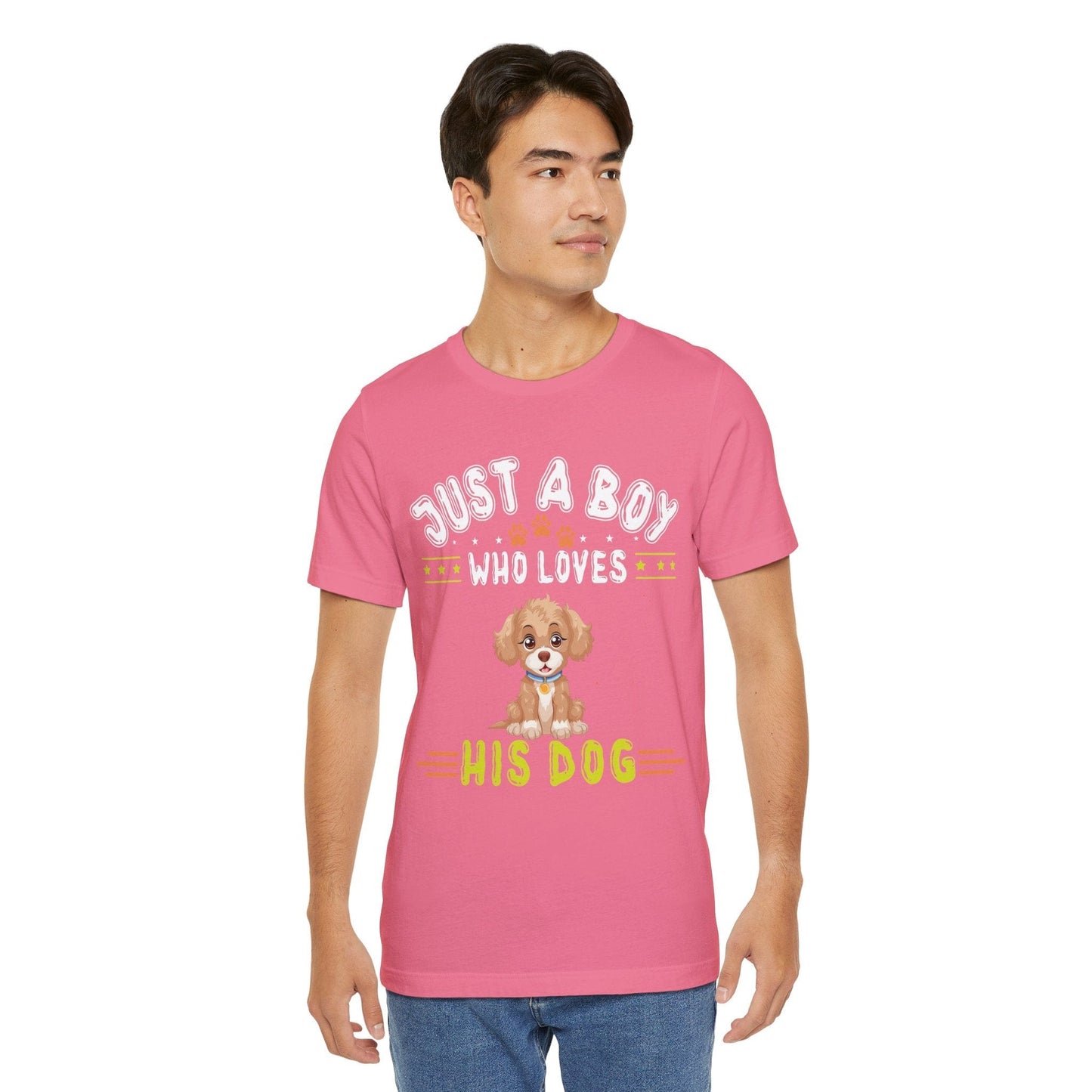 08 - Just a boy who loves his dog - T-shirt