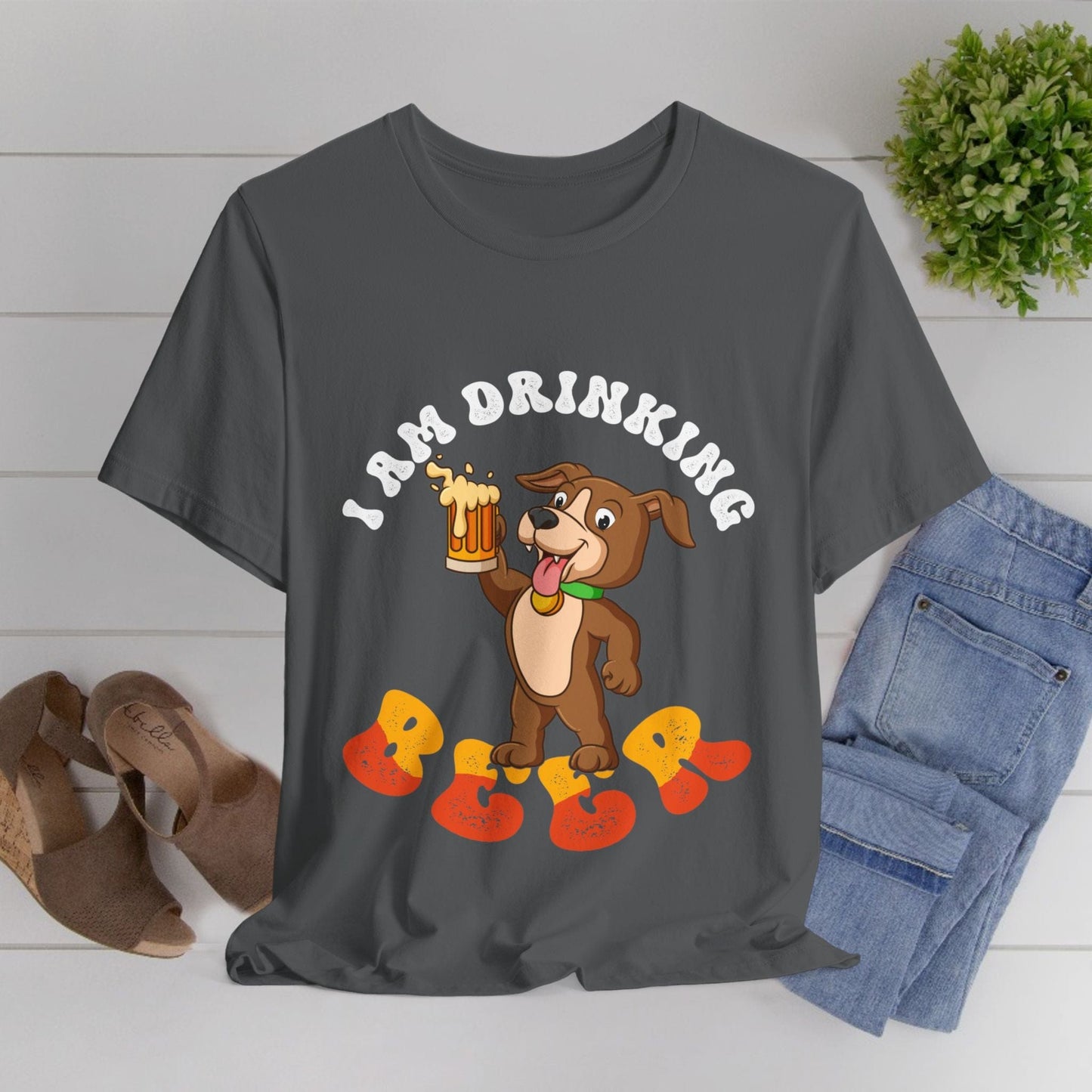 127 - I am Drinking - T-shirt