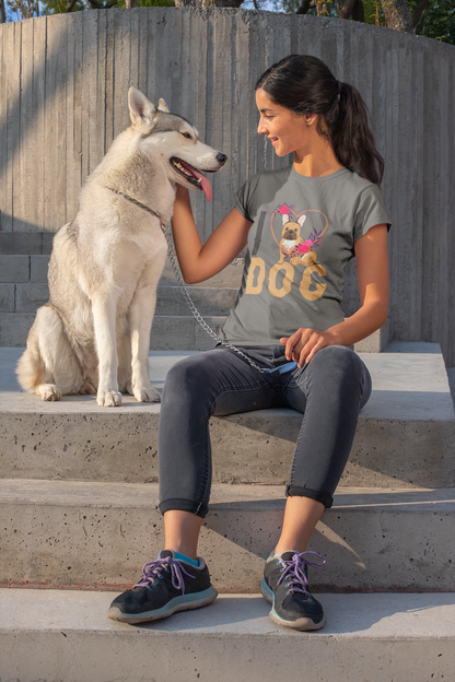 202 - I Love Dog - T-shirt