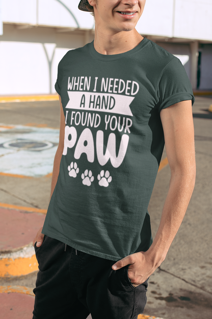 217 - I Found Your Paw - T-shirt