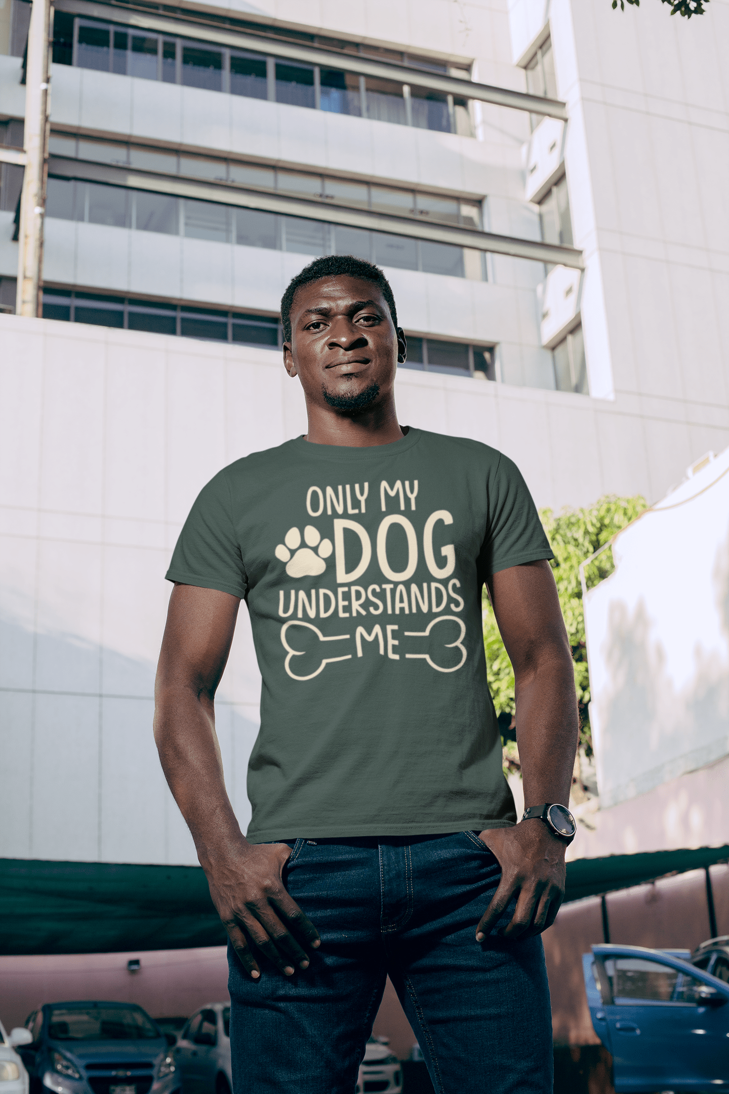 215 - Only My Dog - T-shirt