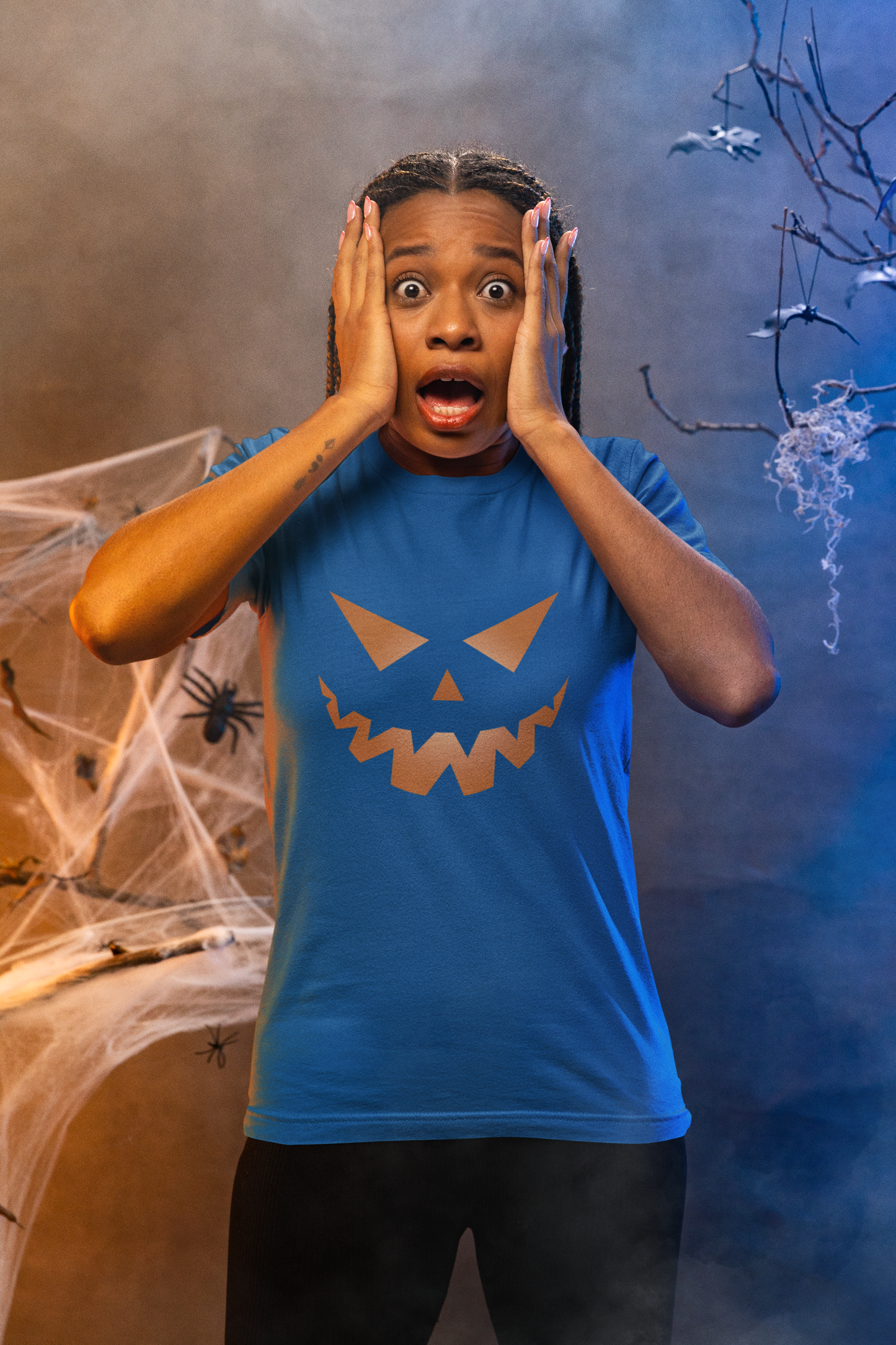 Royal Halloween face tshirt 