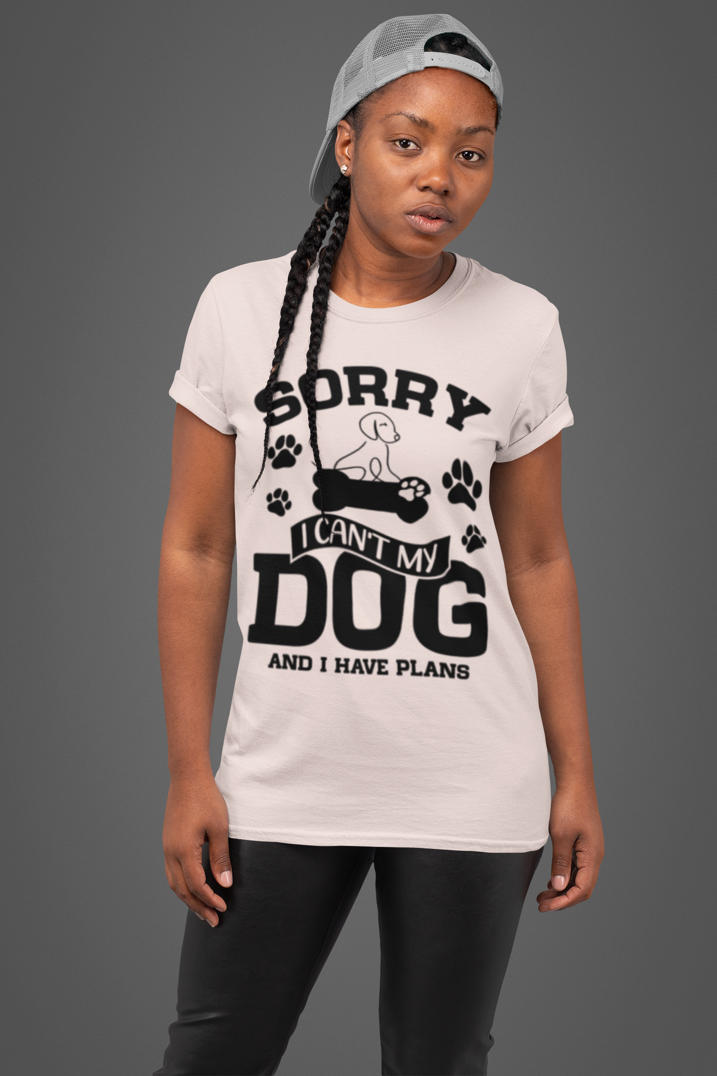 210 - I Can't My Dog - T-shirt