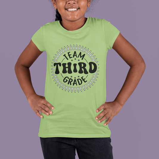 B1.5 - Kids Heavy Cotton™ Tee - Team Third School Grade