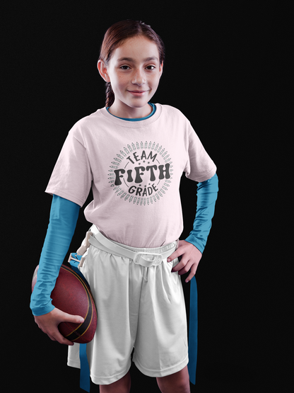 B1.7 - Kids Heavy Cotton™ Tee - Team Fifth School Grade