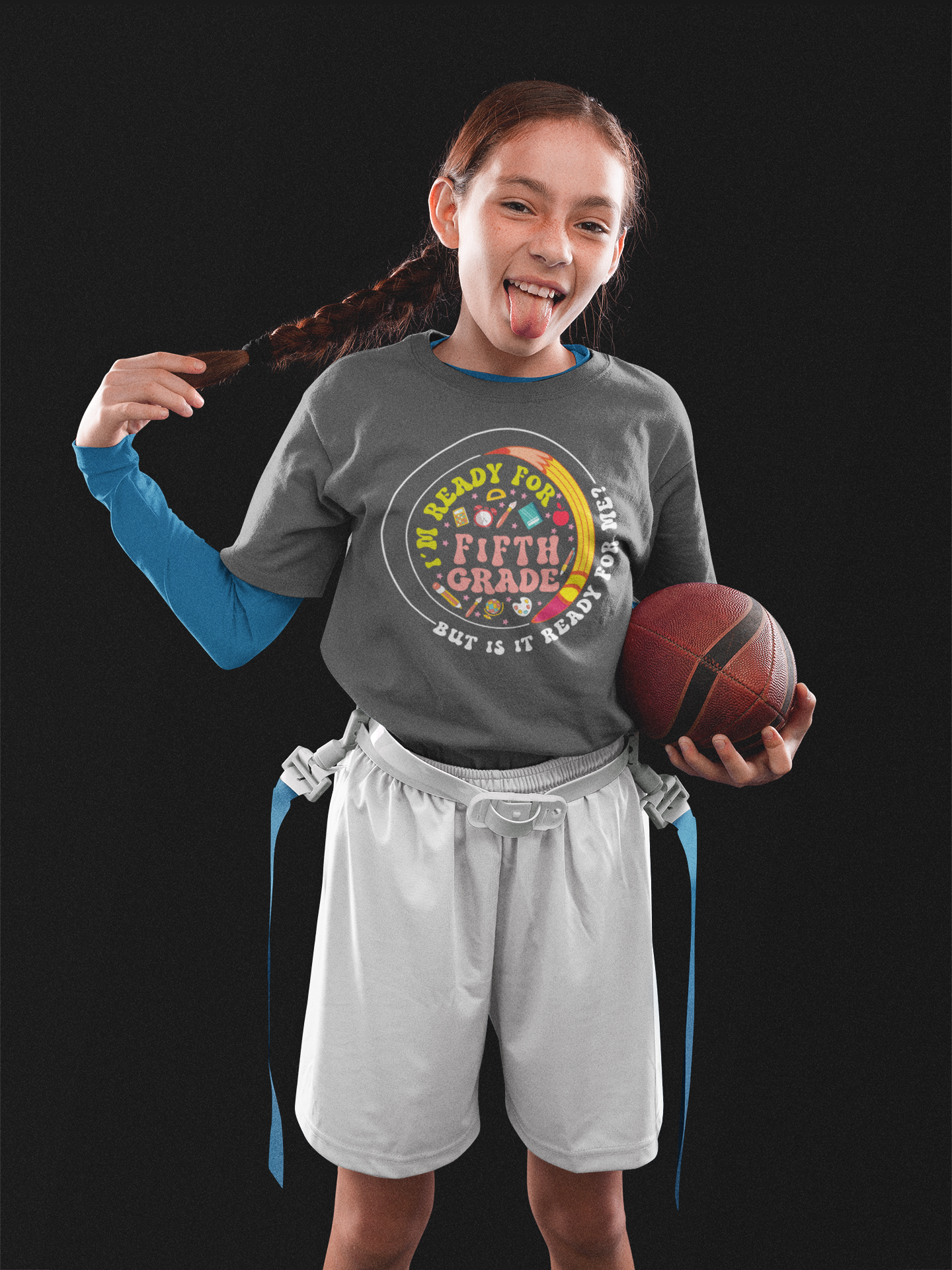 B3.2 - Kids Heavy Cotton™ Tee  - I'm Ready For 5th Grade