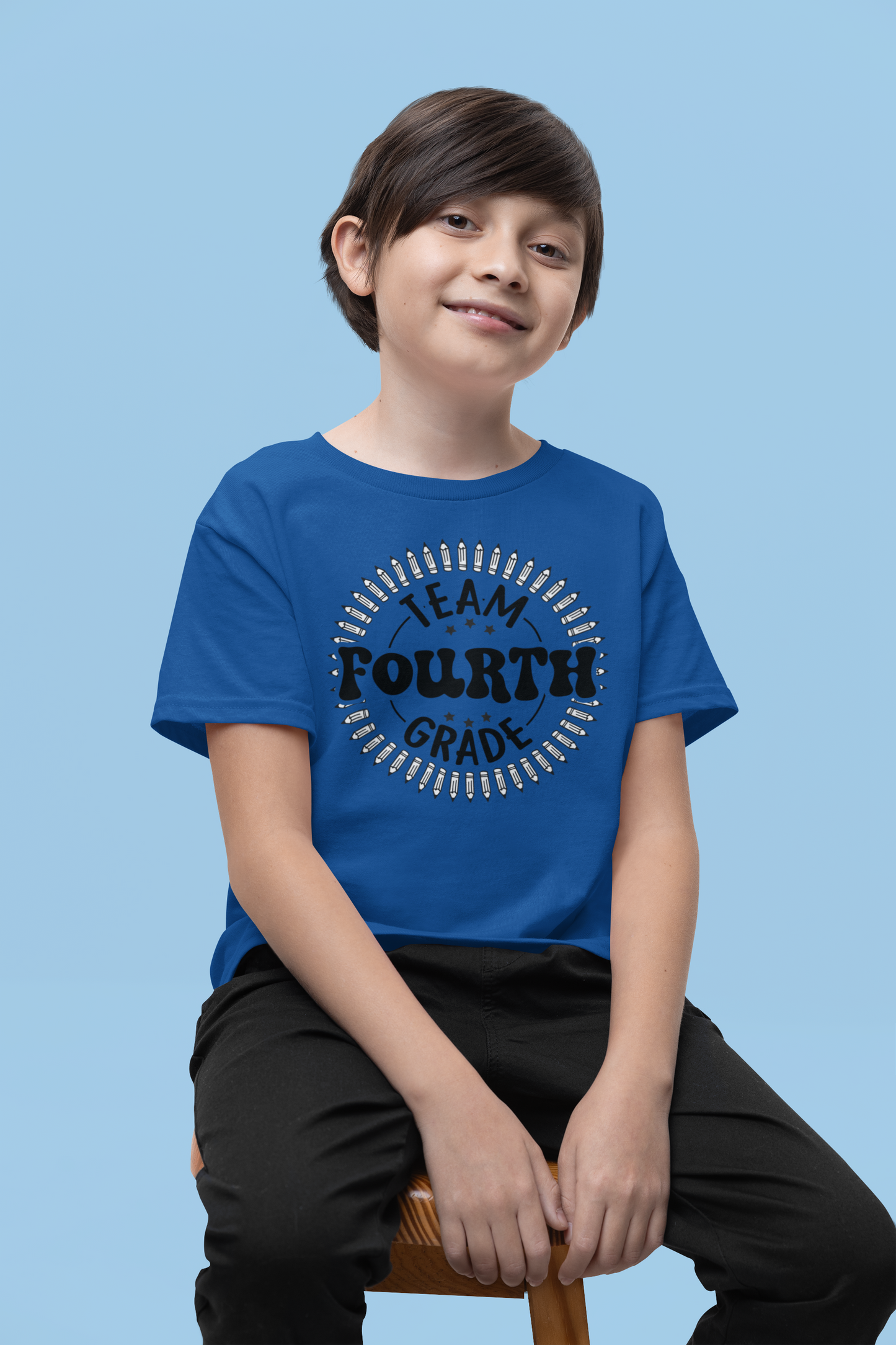 B1.6 - Kids Heavy Cotton™ Tee - Team Fourth School Grade