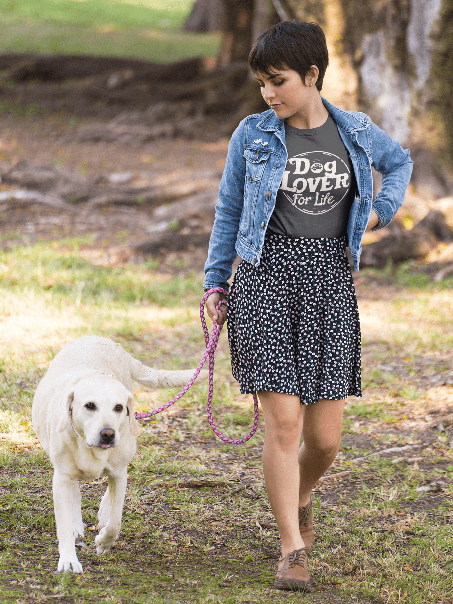 159 - Dog Lover For Life - T-shirt