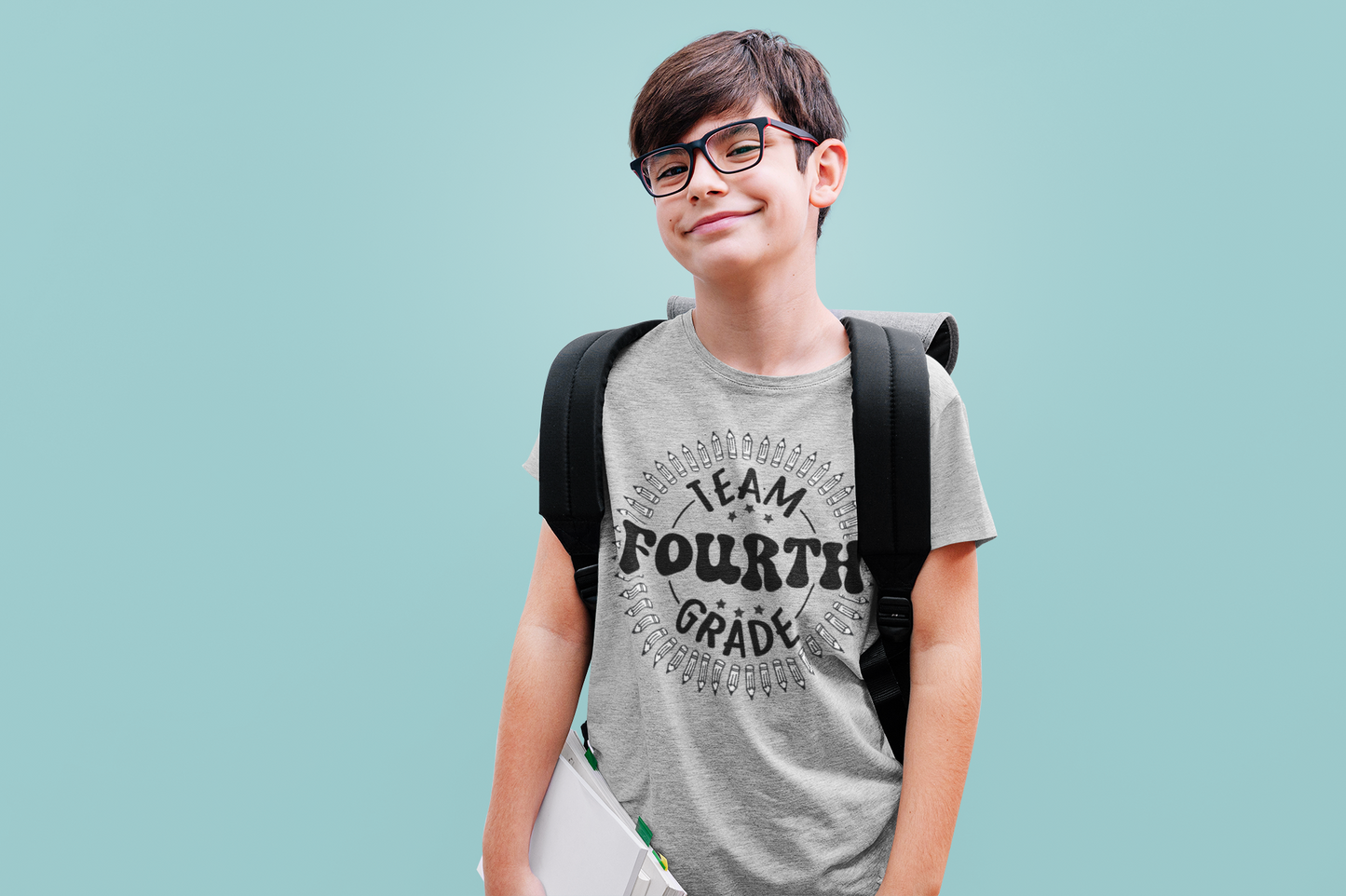 B1.6 - Kids Heavy Cotton™ Tee - Team Fourth School Grade