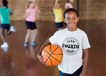 B1.6 - Kids Heavy Cotton™ Tee - Team Fourth School Grade