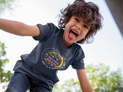 B3.8 - Kids Heavy Cotton™ Tee  - I'm Ready For 2nd Grade