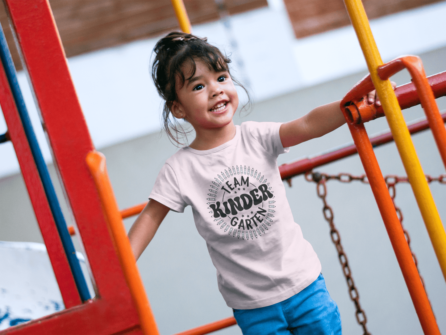 B1.1 - Kids Heavy Cotton™ Tee - Team Kindergarten School Grade