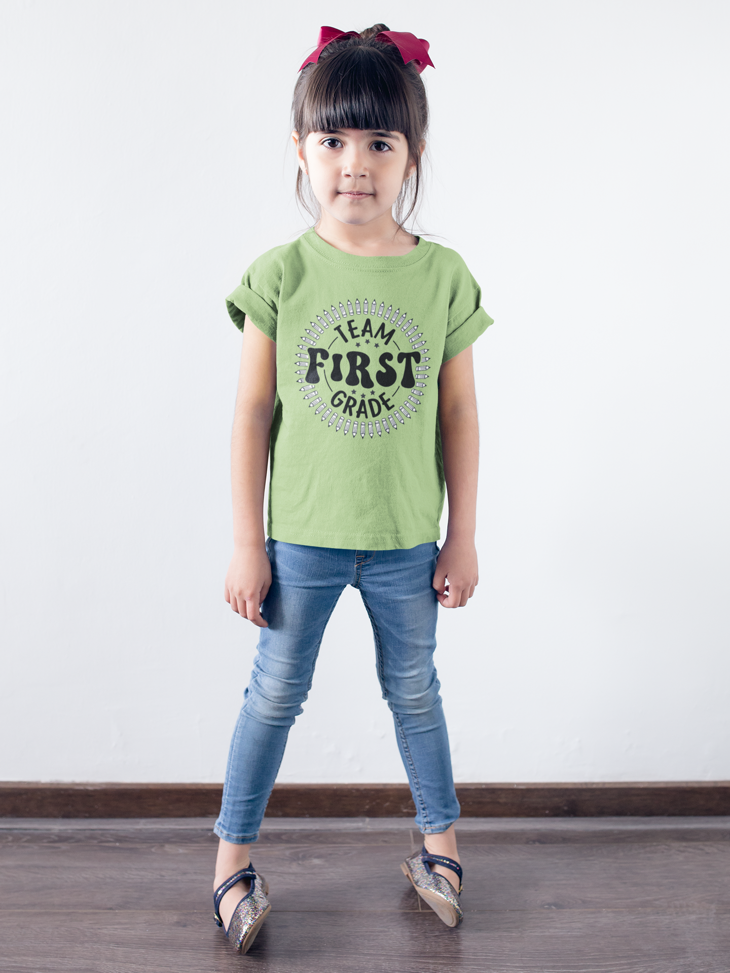 B1.3 - Kids Heavy Cotton™ Tee - Team First School Grade