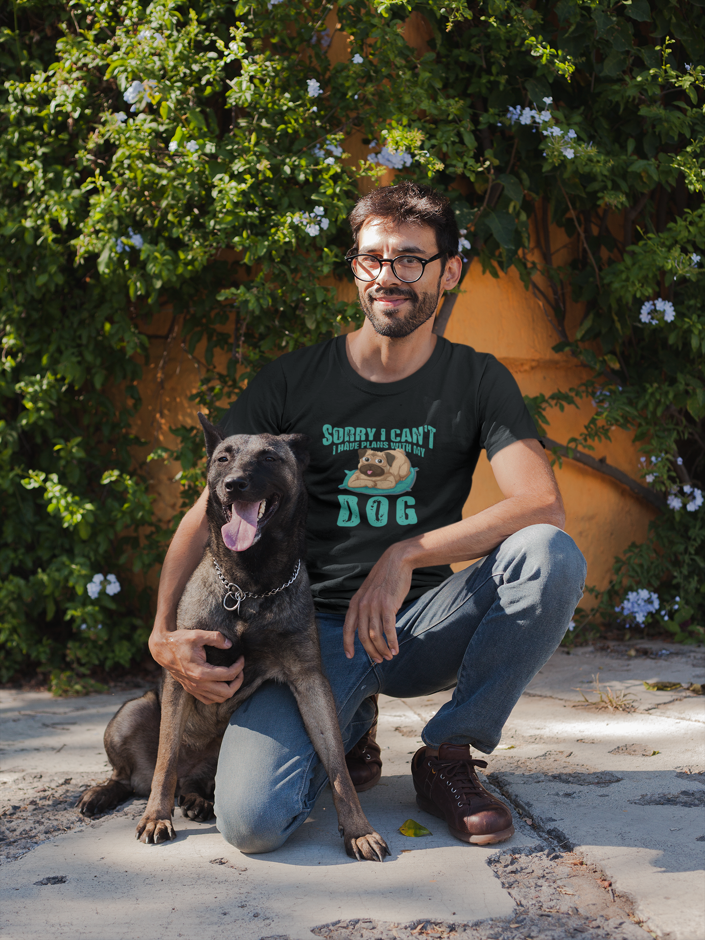 249 - Plans With My Dog - T-shirt