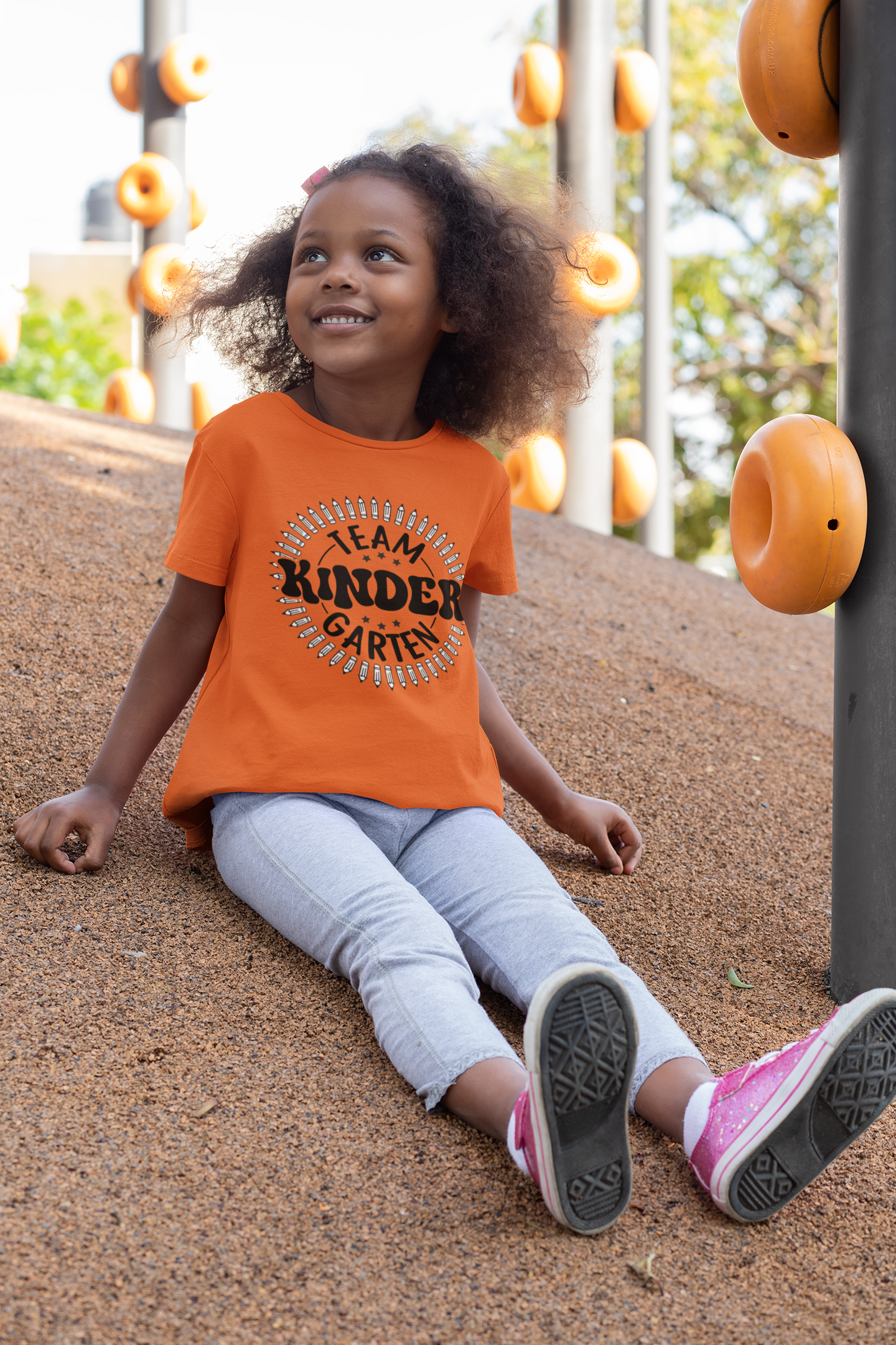 B1.1 - Kids Heavy Cotton™ Tee - Team Kindergarten School Grade