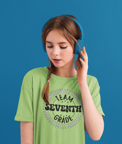 B1.9 - Kids Heavy Cotton™ Tee - Team Seventh School Grade