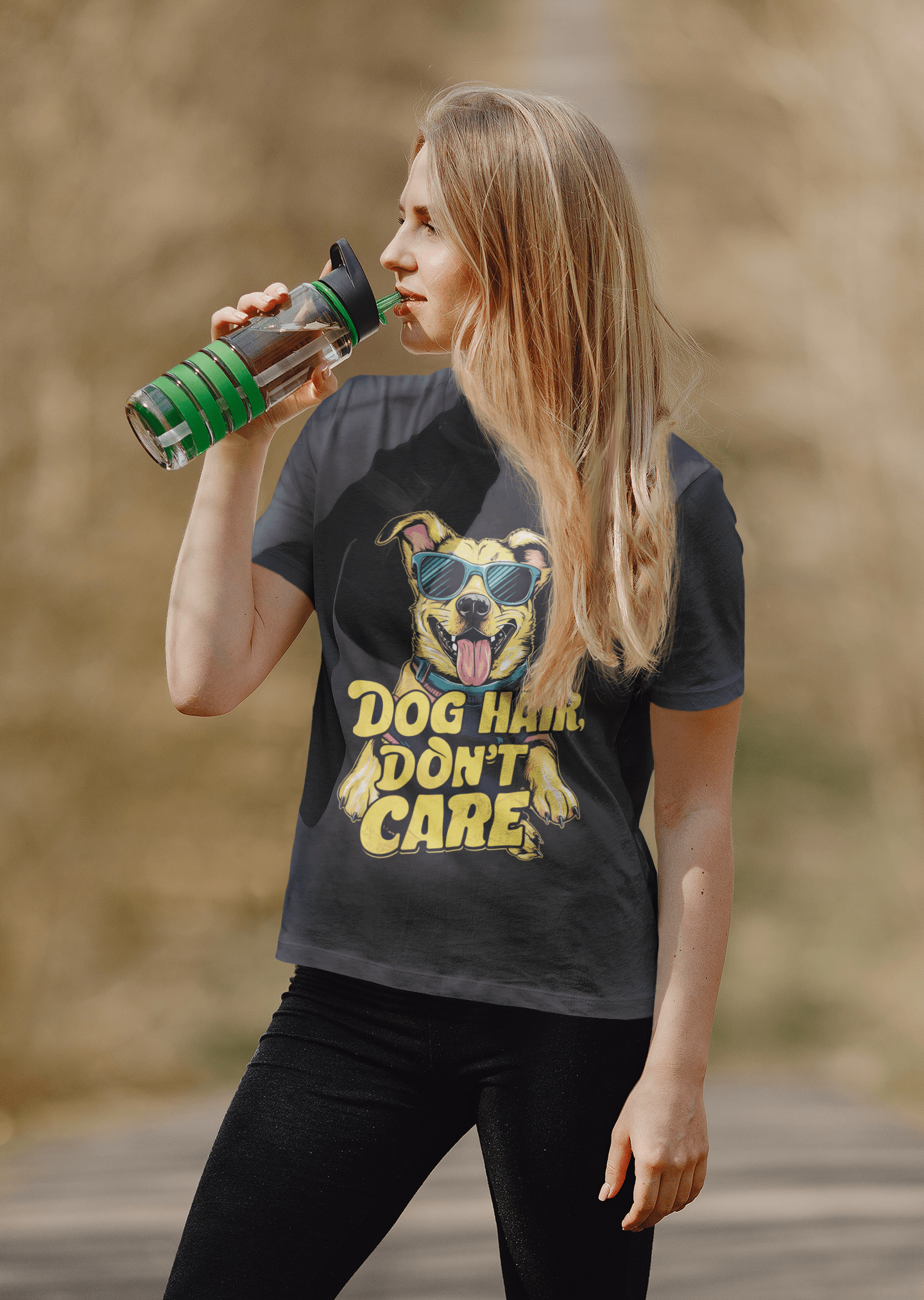 156 - Dog Hair Don't Care - T-shirt