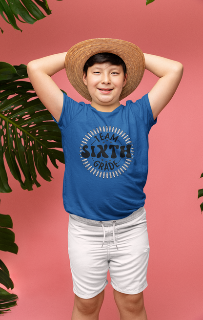 B1.8 - Kids Heavy Cotton™ Tee - Team Sixth School Grade