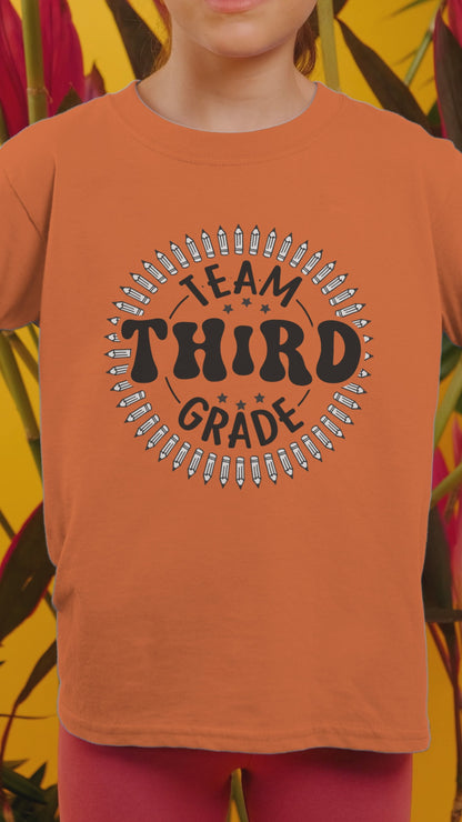 B1.5 - Kids Heavy Cotton™ Tee - Team Third School Grade