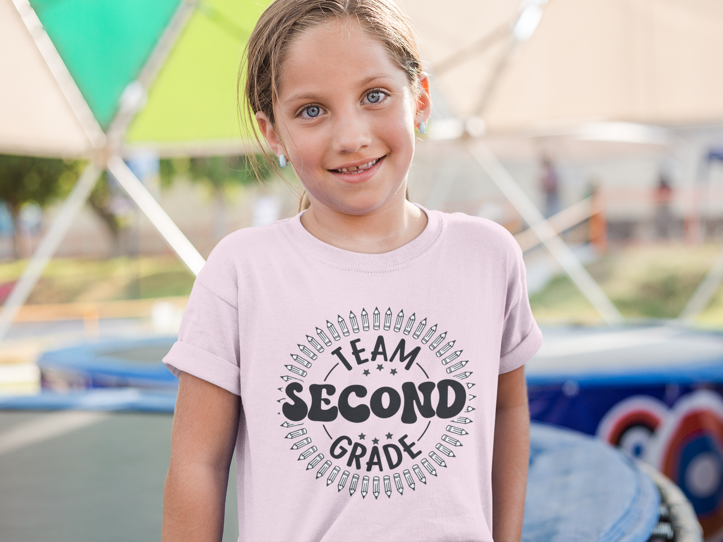 B1.4 - Kids Heavy Cotton™ Tee - Team Second School Grade