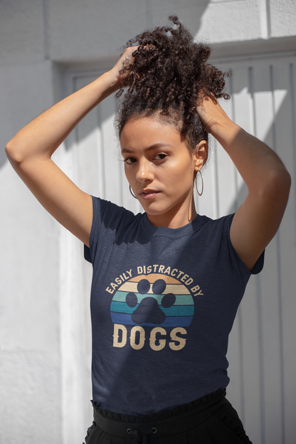 227 - Distracted By Dogs - T-shirt