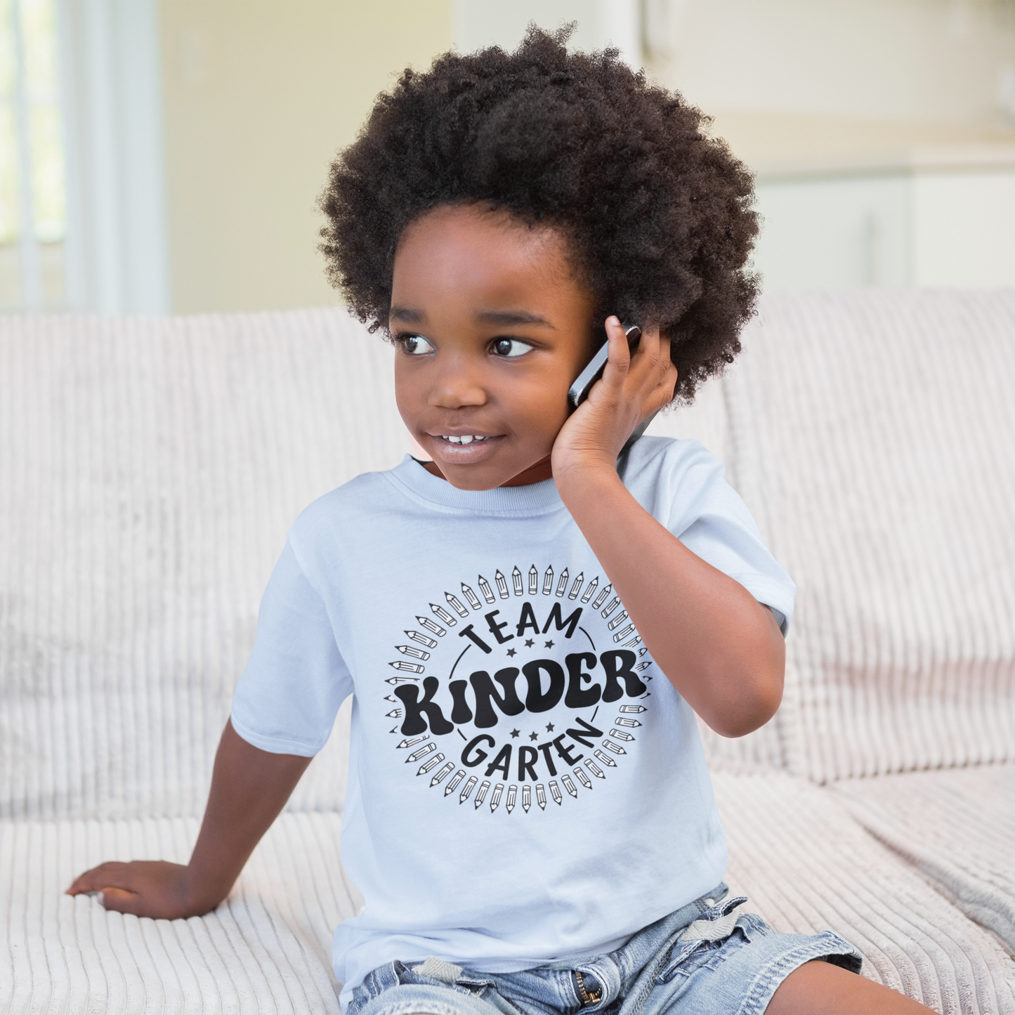 B1.1 - Kids Heavy Cotton™ Tee - Team Kindergarten School Grade