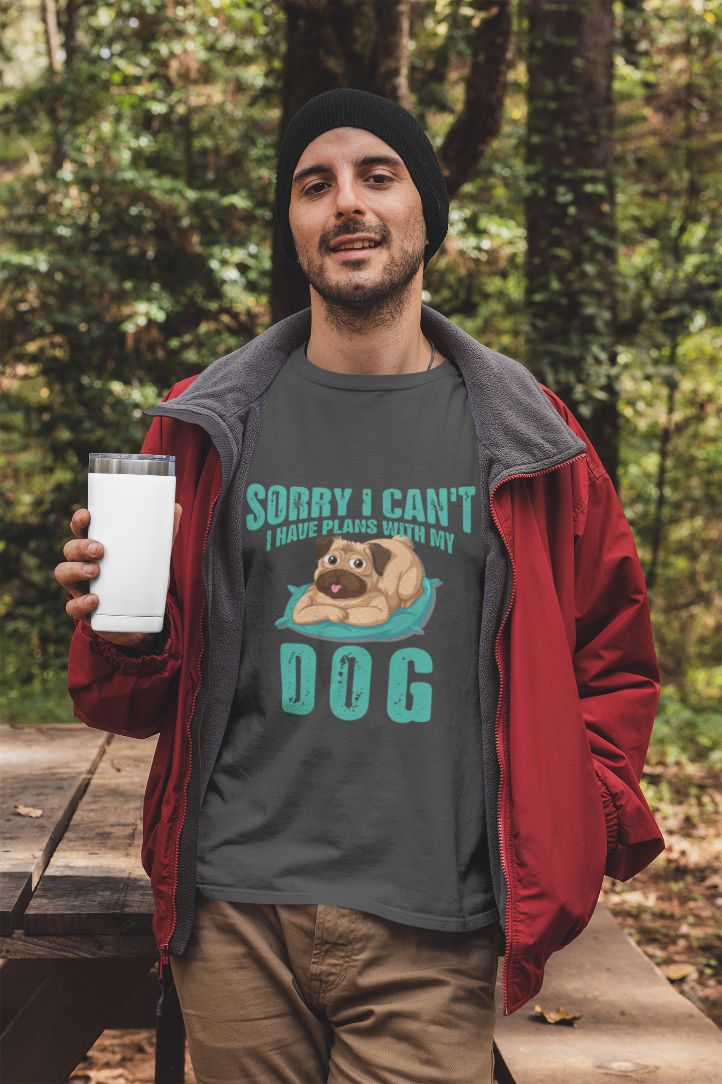 249 - Plans With My Dog - T-shirt