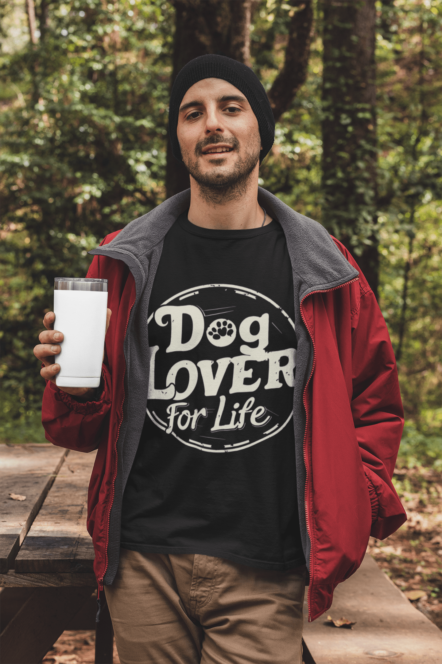 159 - Dog Lover For Life - T-shirt