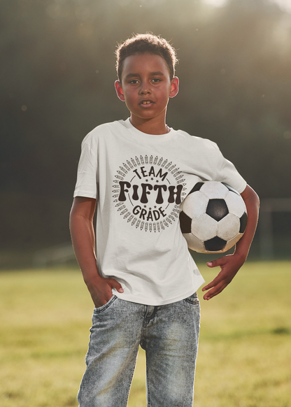 B1.7 - Kids Heavy Cotton™ Tee - Team Fifth School Grade