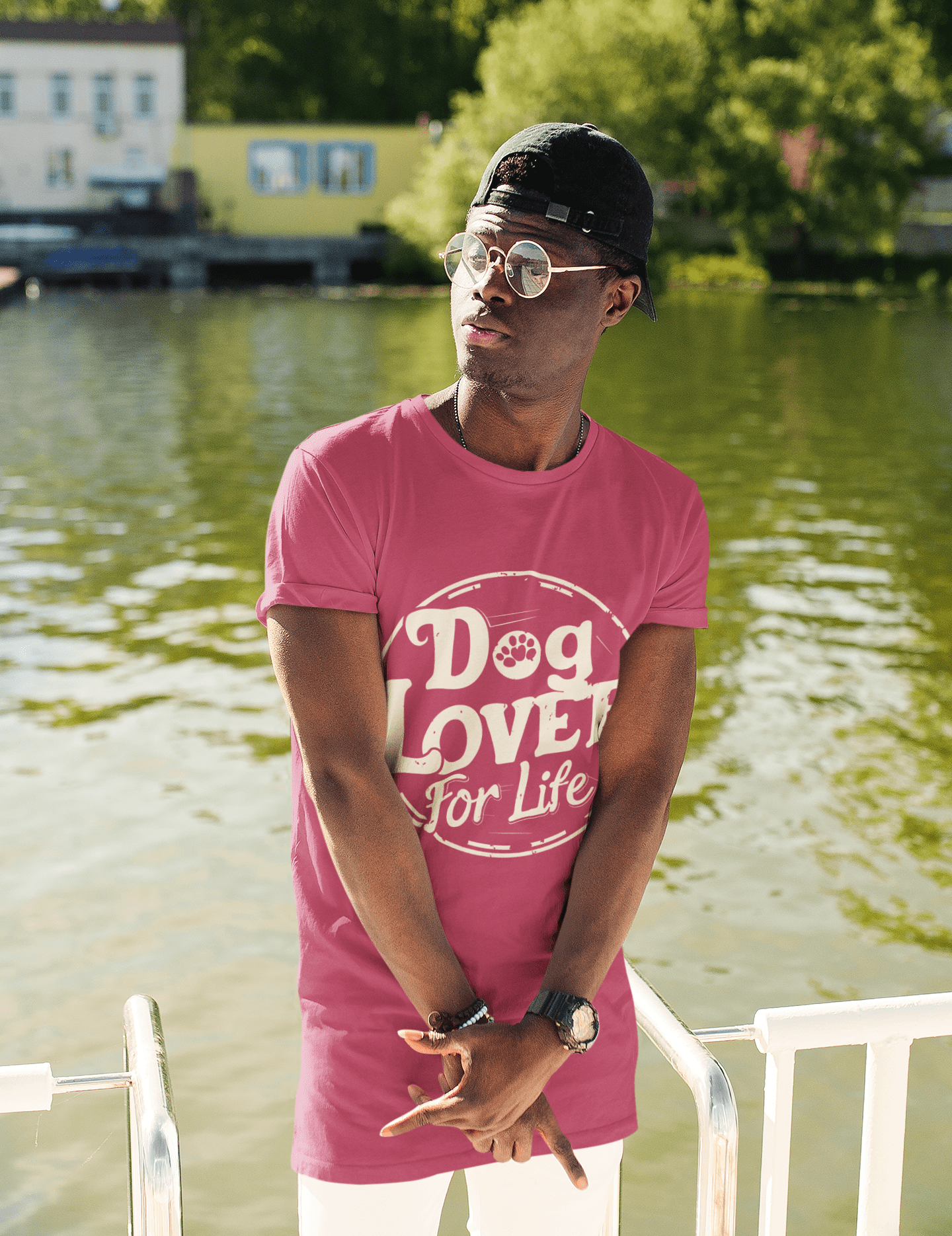 159 - Dog Lover For Life - T-shirt