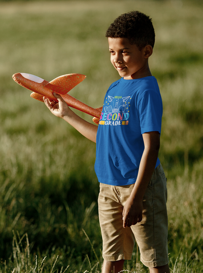 B2.4 - Kids Heavy Cotton™ Tee  - Hello School Grade 02