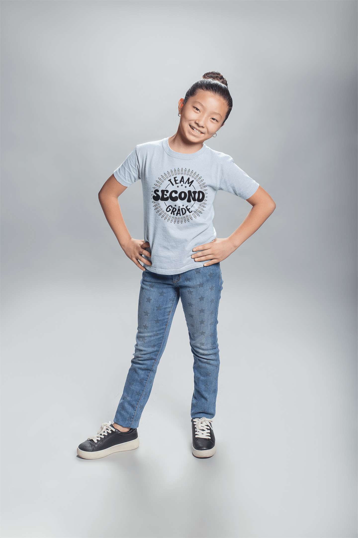 B1.4 - Kids Heavy Cotton™ Tee - Team Second School Grade