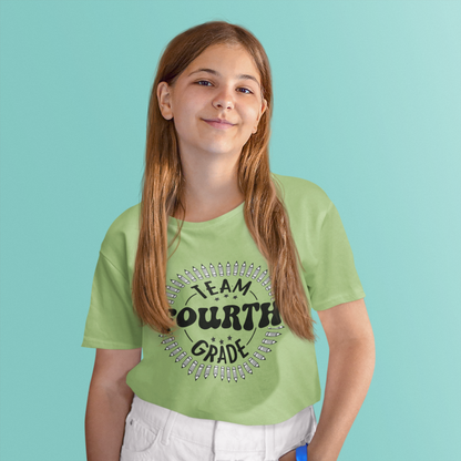 B1.6 - Kids Heavy Cotton™ Tee - Team Fourth School Grade