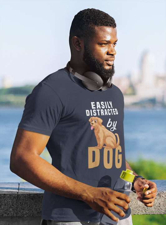 248 - Distracted By Dog - T-shirt