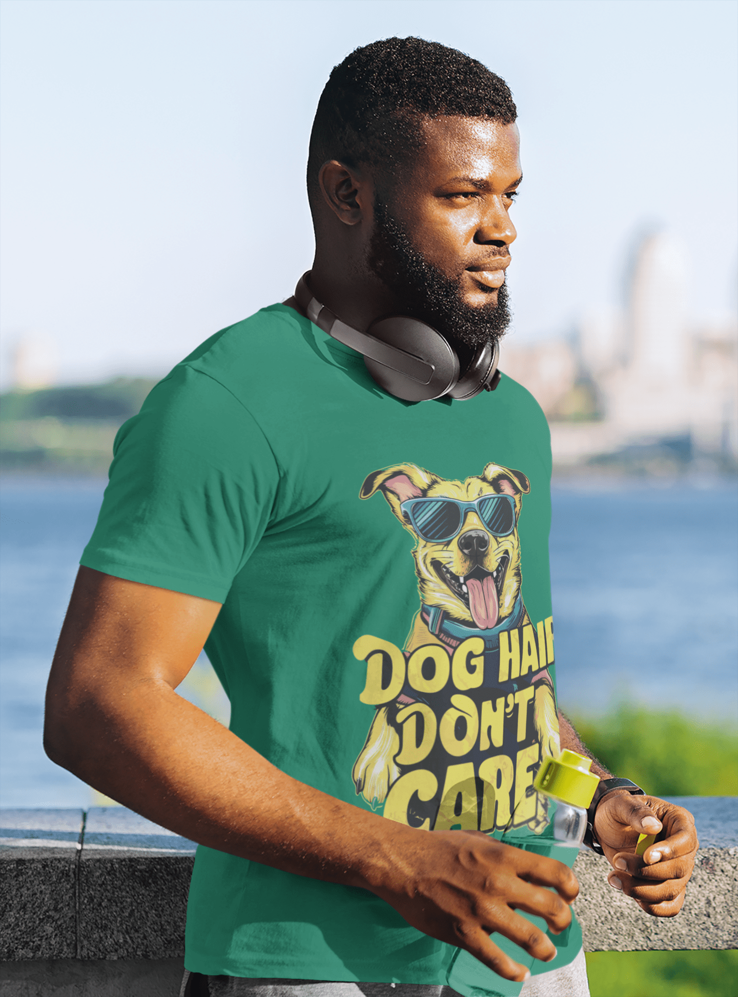 156 - Dog Hair Don't Care - T-shirt