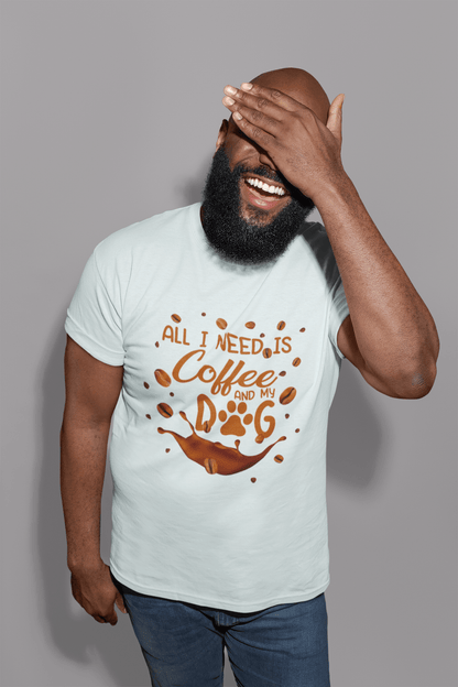 233 - Coffee and My Dog - T-shirt