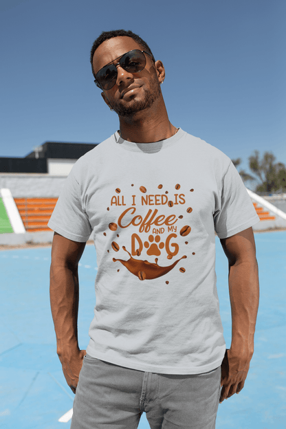 233 - Coffee and My Dog - T-shirt