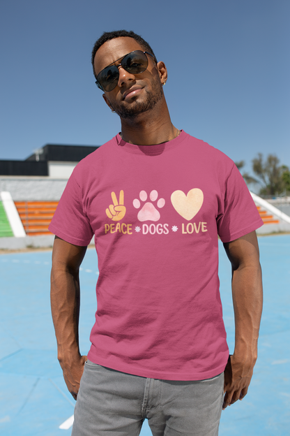 225 - Peace Dogs Love - T-shirt