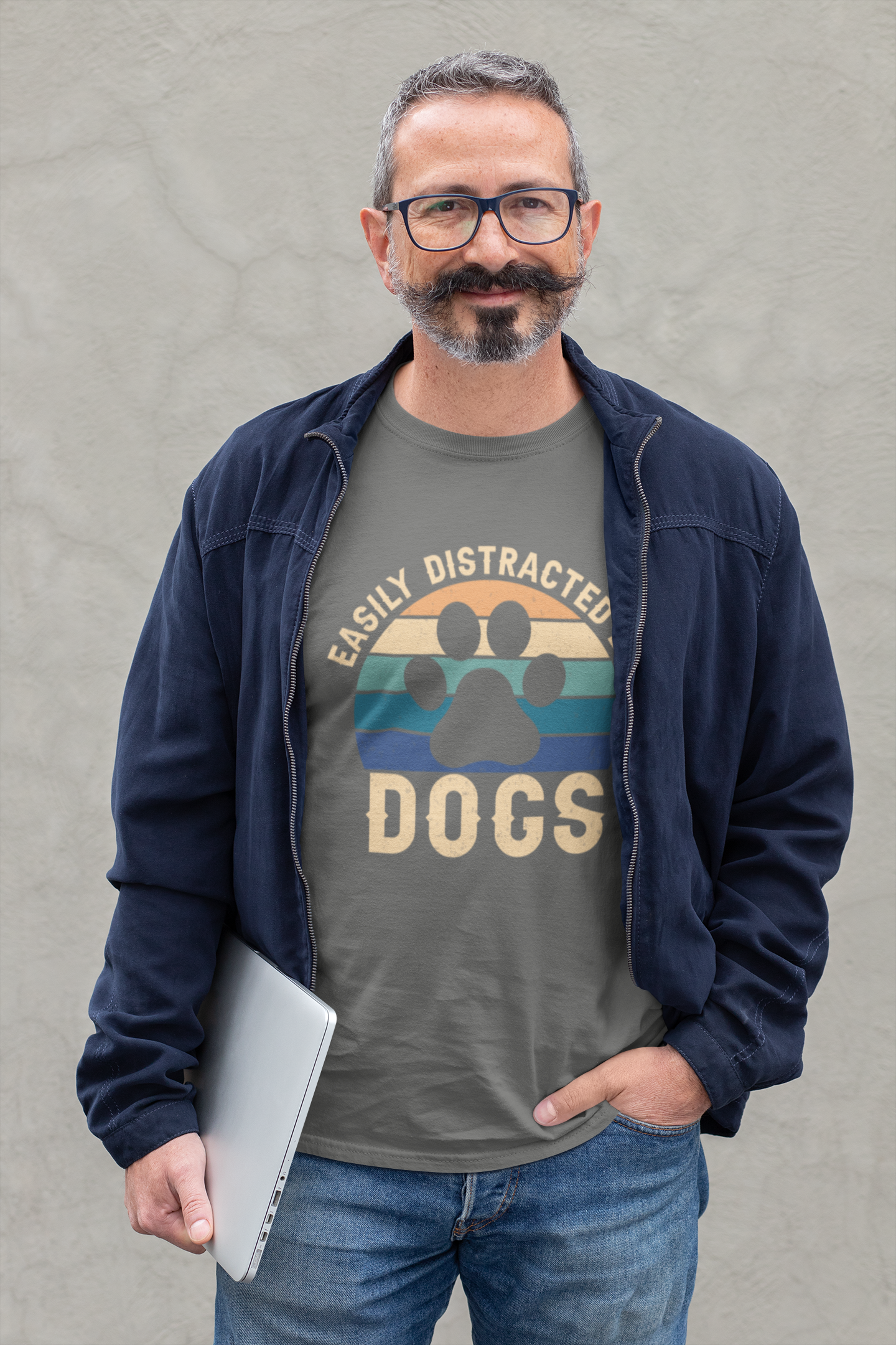 227 - Distracted By Dogs - T-shirt