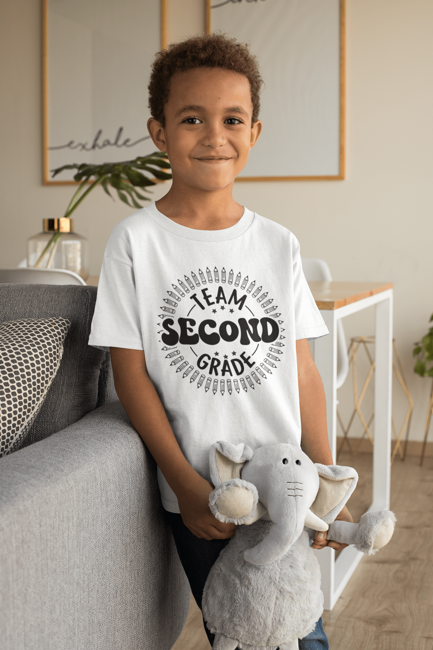 B1.4 - Kids Heavy Cotton™ Tee - Team Second School Grade