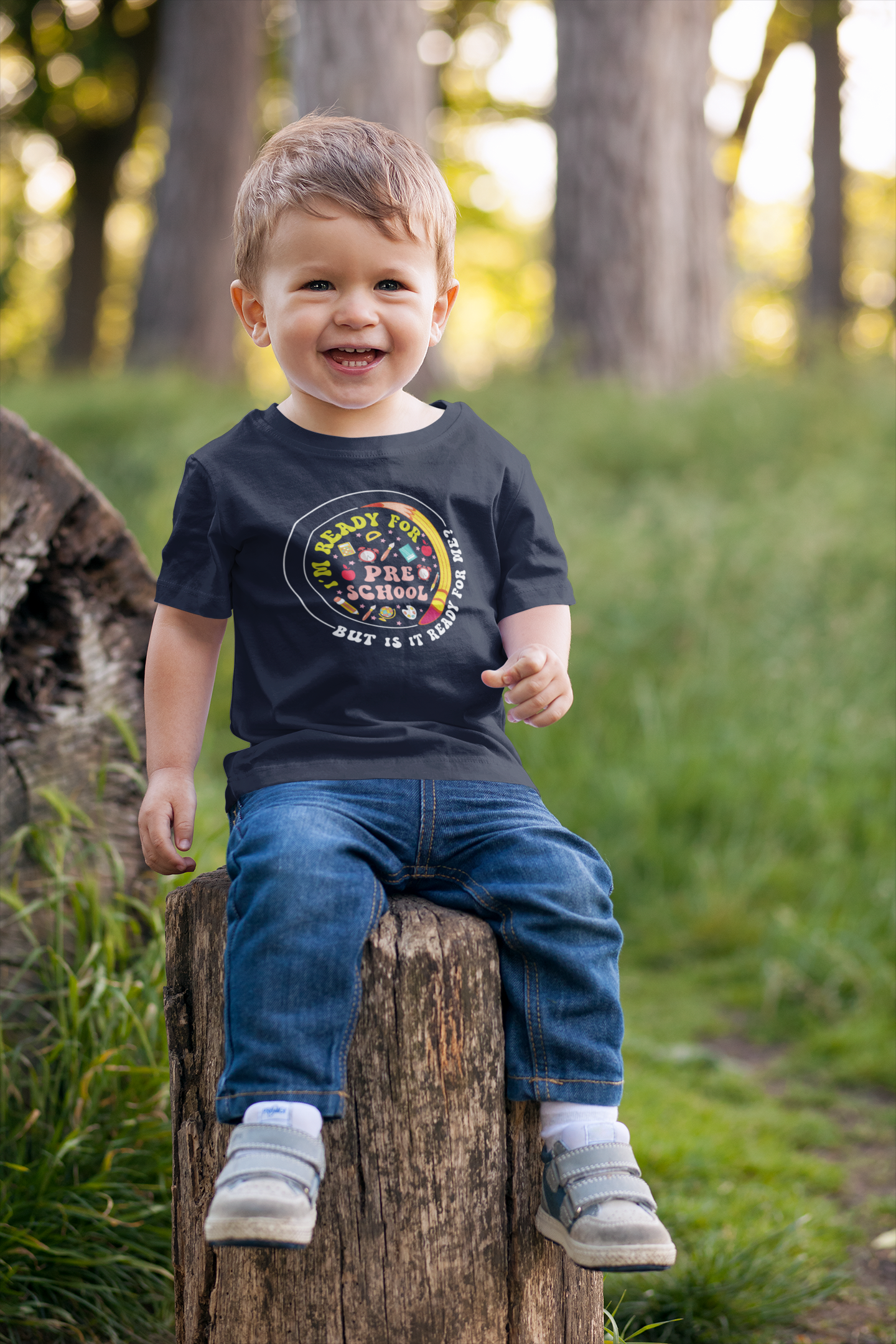 Kids Cotton Tee  - I'm Ready For Pre School