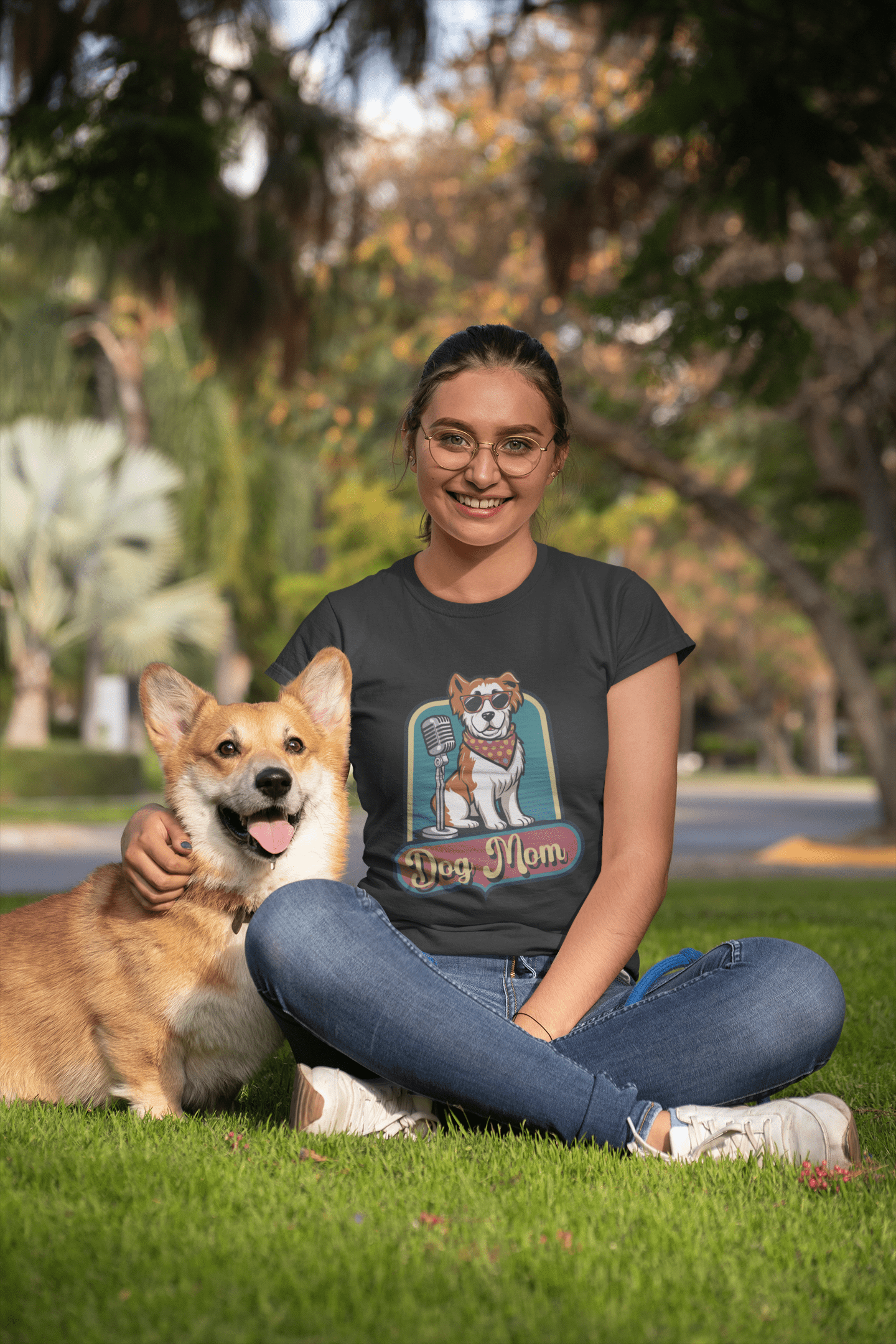 160 - Dog Mom - T-shirt