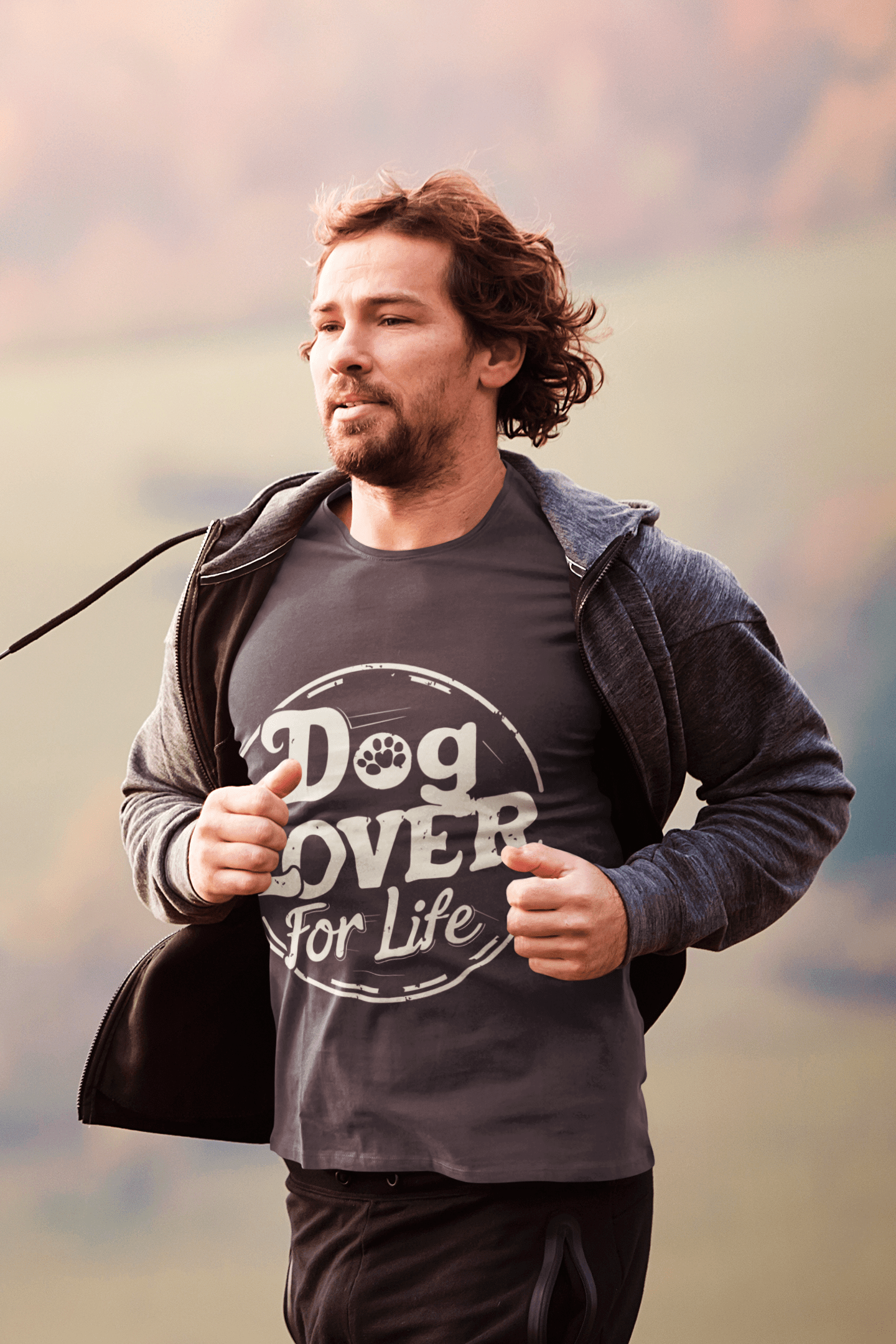 159 - Dog Lover For Life - T-shirt